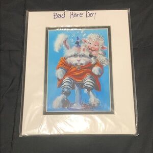 Bad Hare Day Art Print